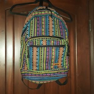 Colorful print Backpack